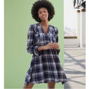 NWT Loft Plaid dress